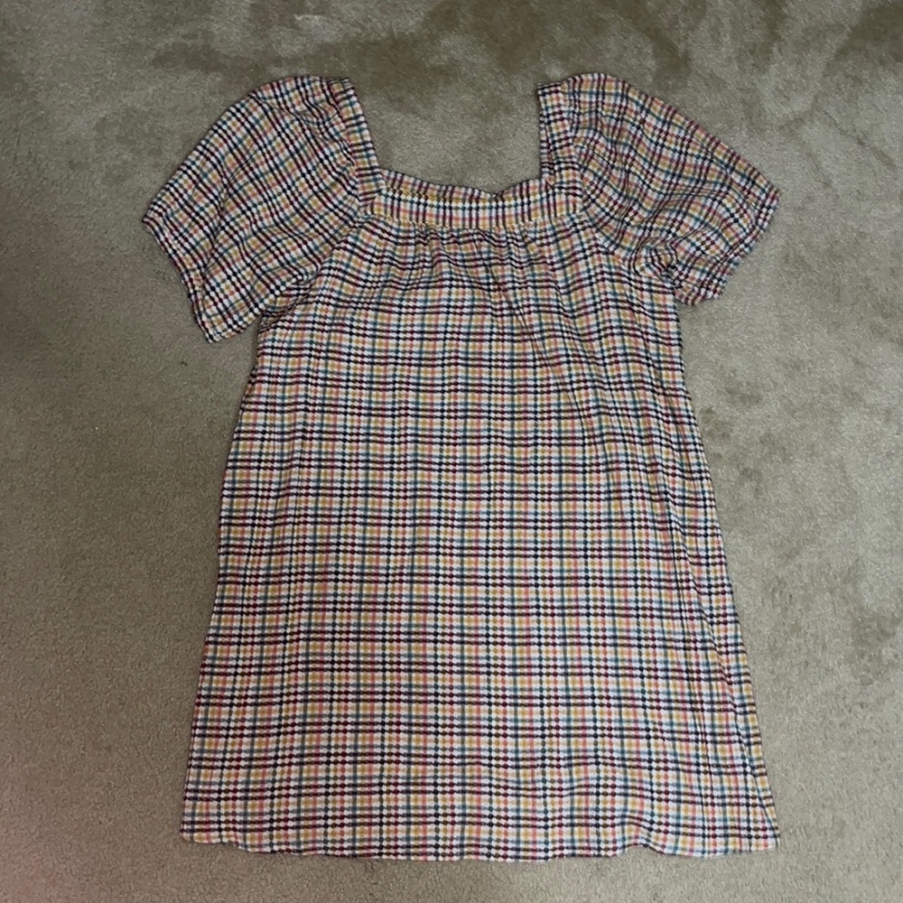 Old navy multicolor plaid dress